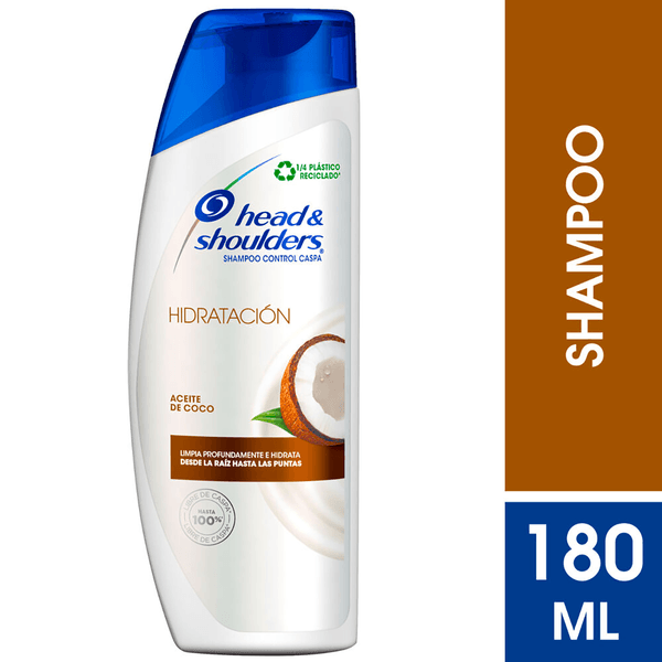 Shampoo Head & Shoulders Hidratación Aceite De Coco x 180 ml
