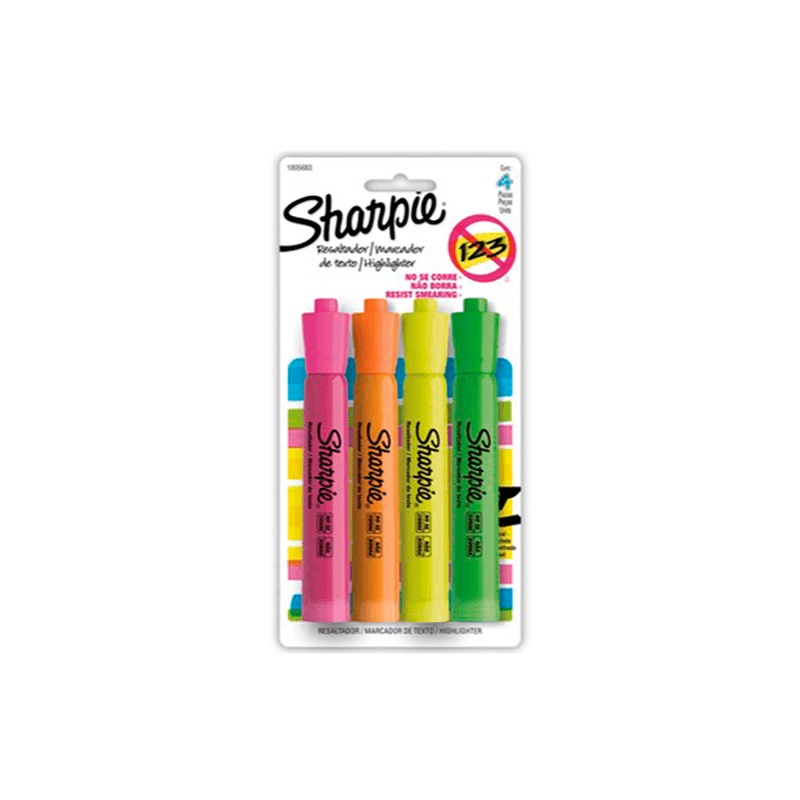 Resaltador-Sharpie-Tank-Surtido-x-4-Piezas