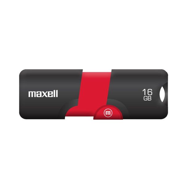 Memoria Usb Flix 2.0 De 16Gb Negro/Rojo Maxell