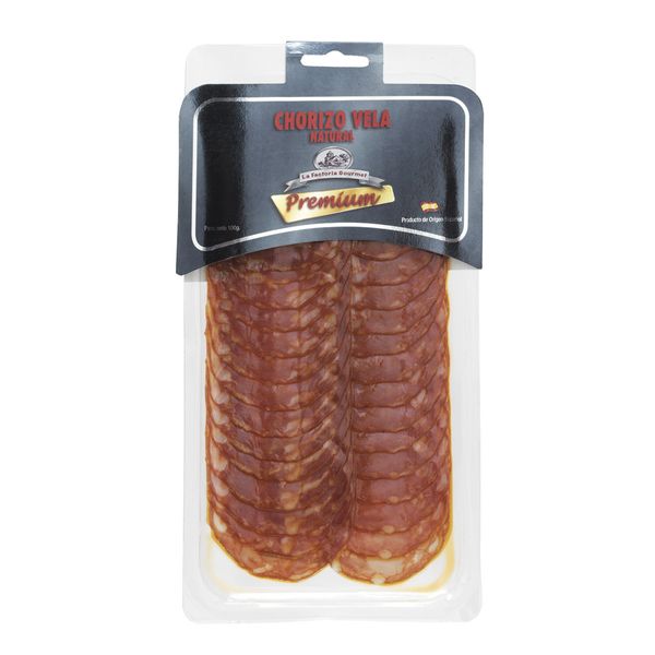 Chorizo Vela Natural La Factoría x 100Gr