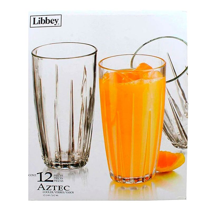 Juego de vasos modernos de 12 piezas, cristalería reflectante, incluye 6  vasos enfriadores (17 onzas…Ver más Juego de vasos modernos de 12 piezas