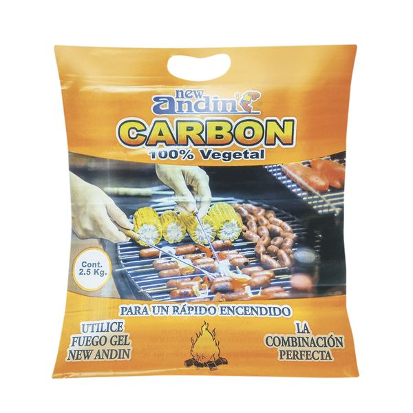 Carbón Vegetal x 2500 Gr New Andin