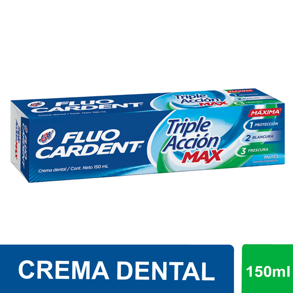 Crema Dental Fluocardent Triacc 150 Ml