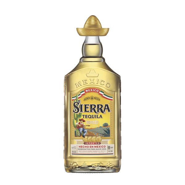 Tequila Sierra Reposado 75% Agave Azul x 750 Ml