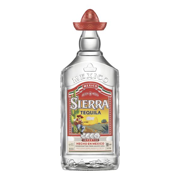 Tequila Sierra Silver 75% Agave Azul x 750 Ml