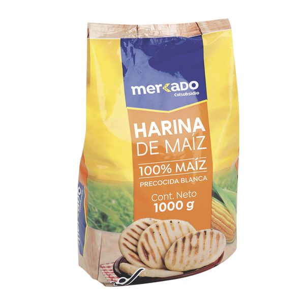 Harina de Maíz Blanca Colsubsidio x 1000 G