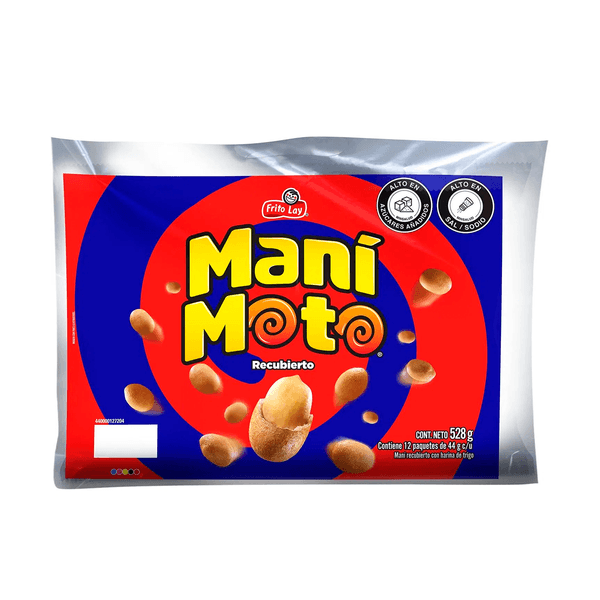 Maní Moto Natural Bolsa x 12 Unidades x 44 Gr c/u
