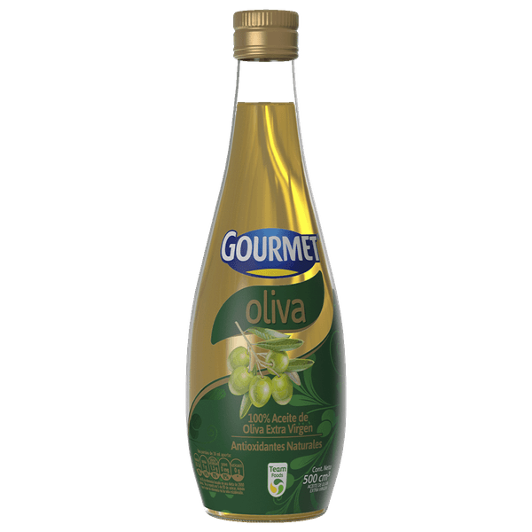 Aceite de Oliva Extra Virgen Gourmet Frasco x 500 Ml