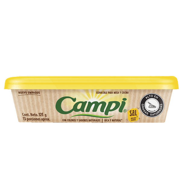 Margarina Campi Con Sal x 125 G