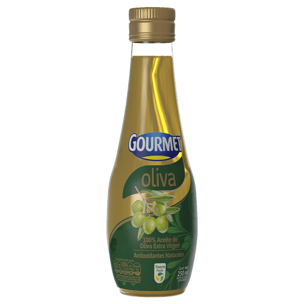 Aceite Gourmet Oliva Extravirgen x 250 Ml
