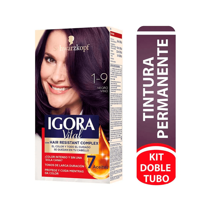 Tinte-Igora-Vital-Tono-1-9-Negro-Vino-Doble-Tubo