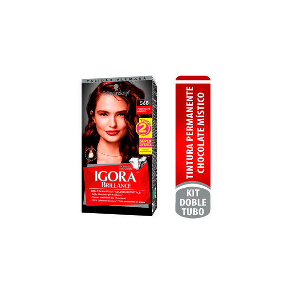 Tinte Chocolate Místico 568 Igora Brillance x 120 ML