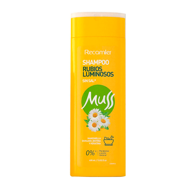 Shampoo Muss Rubio Luminoso x 400 ML