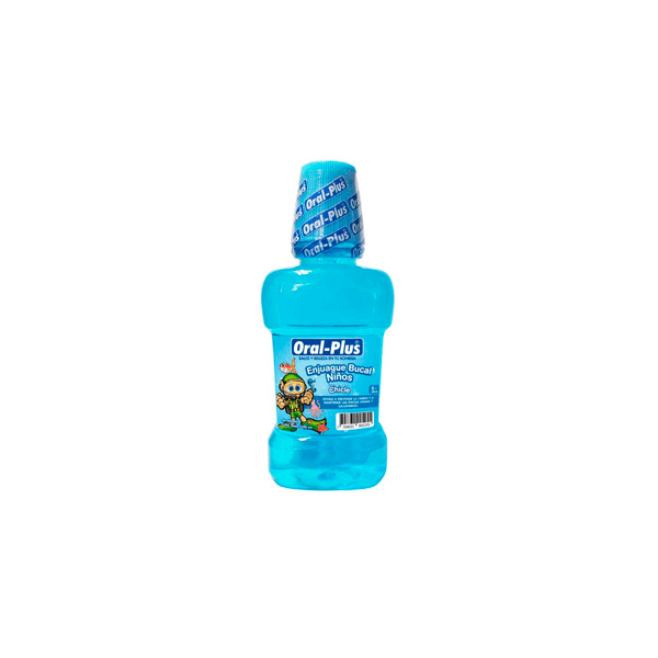 Enjuague Bucal Niños Oral Plus Chicle x 300 ML