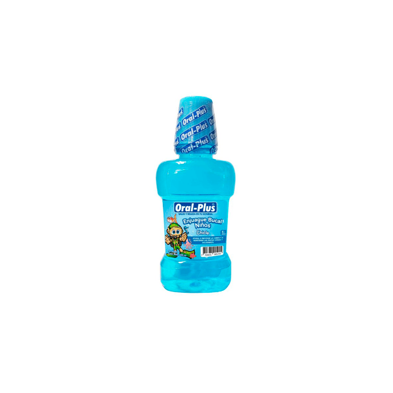 Enjuague-Bucal-Niños-Oral-Plus-Chicle-x-300-ML
