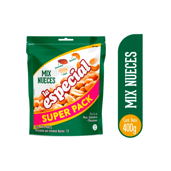 Maní La Especial Mix Nueces Doypack x 400 Gr