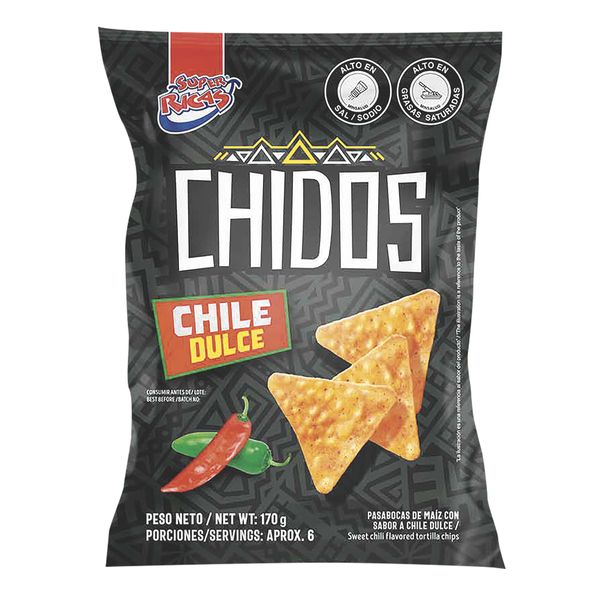 Chidos Super Ricas Chile Dulce x 170 Gr
