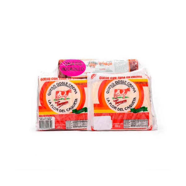 Bocadillo x 400Gr + Queso Doble Crema La Superior x 400 Gr