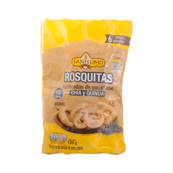 Rosquitas Sanissimo 6 Unidades x 120 Gr