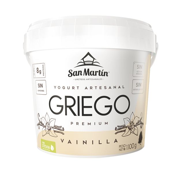 Yogurt Griego San Martin Premium vainilla x 1100 Gr