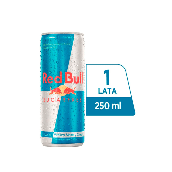 Bebida Energizante Red Bull Sugar Free Lata x 250 ML