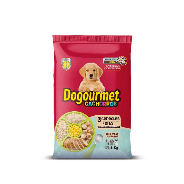 Alimento Para Perro Dogourmet Cachorros 3 Cereales x 1 K