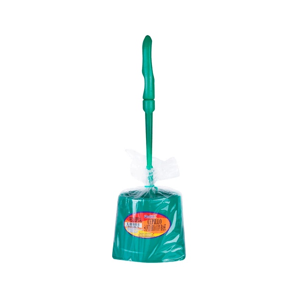 Cepillo Sanitario Andin Plástico Con Base x 1 Unidad