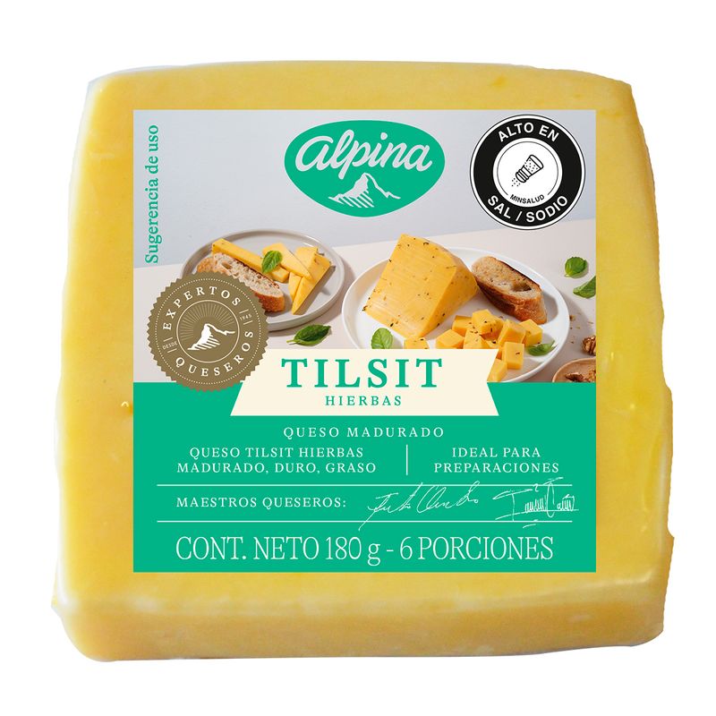 Queso-Tilsit-Finas-Hierbas-Alpina-x-180-Gr