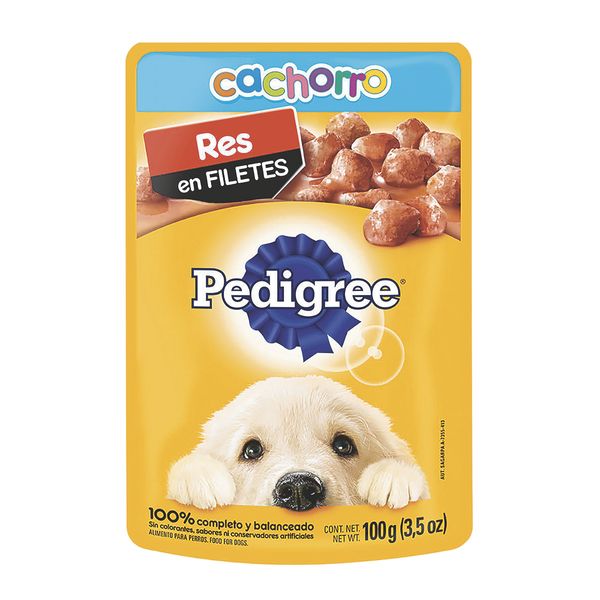 Alimento Húmedo Pedigree Cachorro Res x 100 Gr
