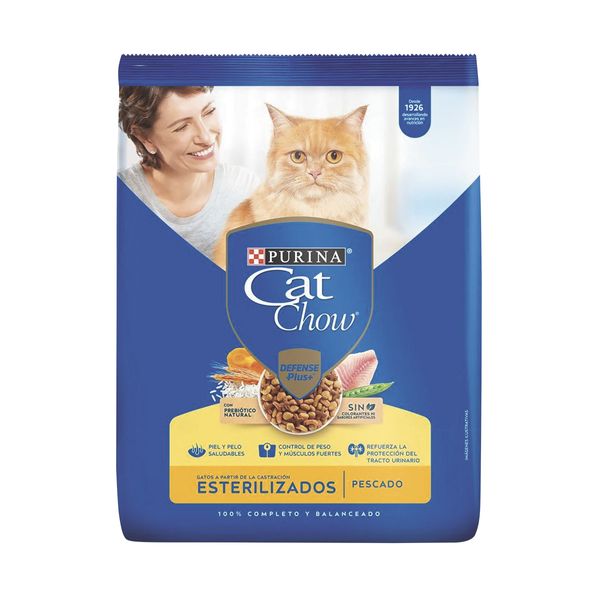 Alimento Cat Chow Esterilizado Prebio x 1,5 Kg