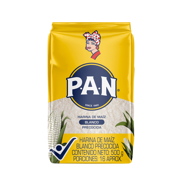 Harina De Maíz Pan Blanco 500 G
