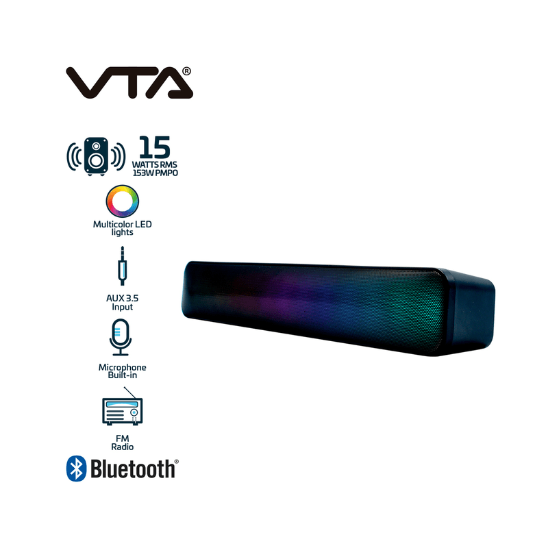 Barra-De-Sonido-VTA-15W-Rms-Luces-Led