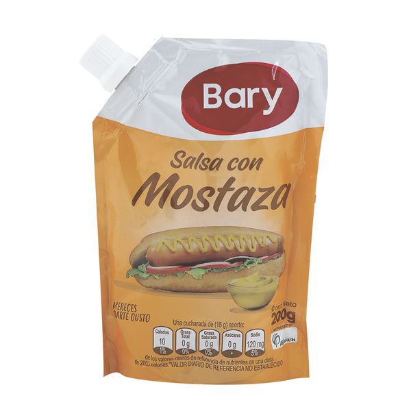 Salsa Bary Mostaza x 200 Gr