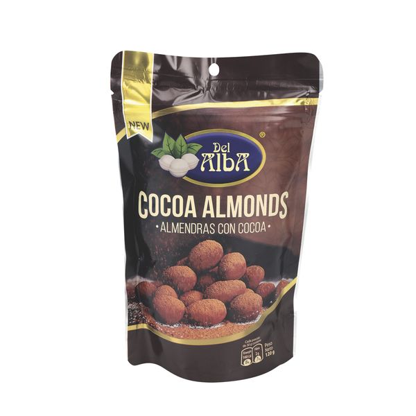 Almendras Con Cocoa Del Alba x 120 Gr