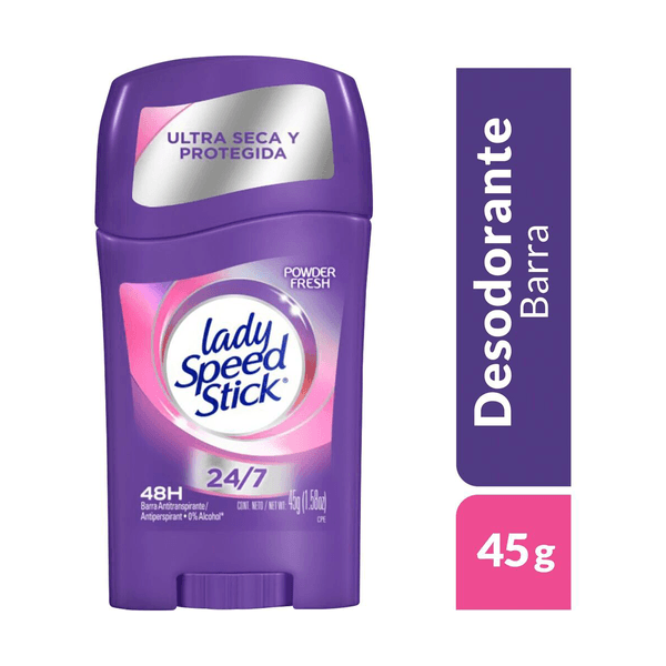 Desodorante Antitranspirante Lady Speed Stick Powder Fresh 45g