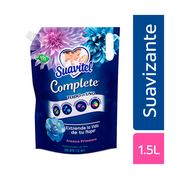 Suavizante Suavitel Complete Fresca Primavera 1.5L