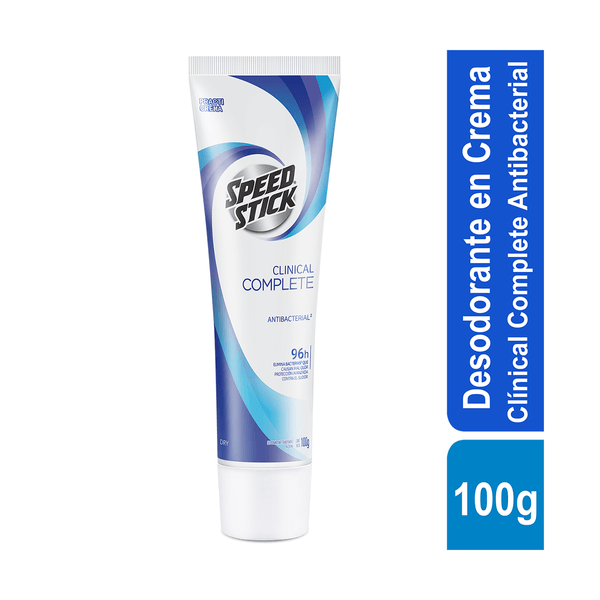 Desodorante Hombre Antitranspirante Speed Stick Tubo Clinico 100g
