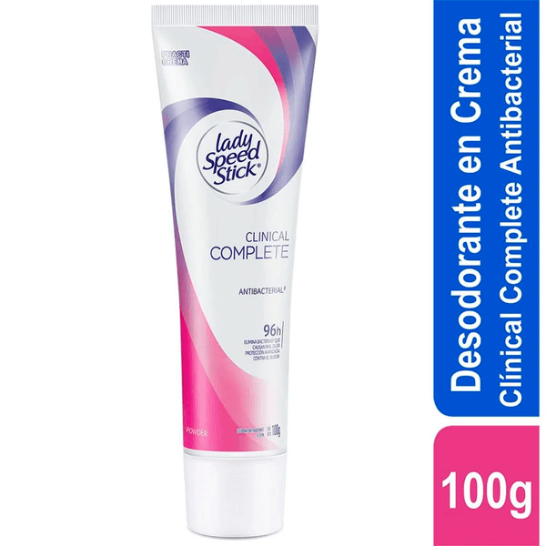 Desodorante Antitranspirante Lady Speed Stick Tubo Clinico 100g