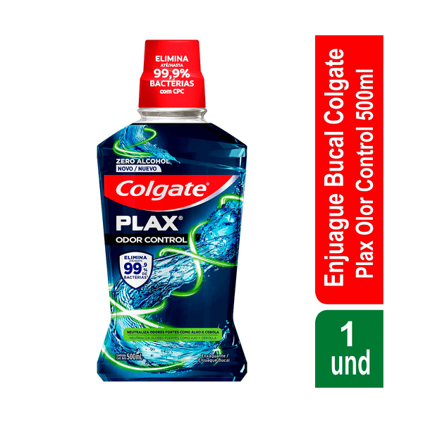 Enjuague Bucal Colgate Plax Odor Control 500ml
