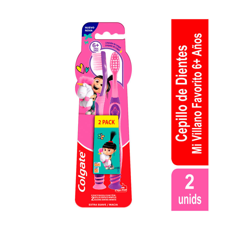 Cepillo-de-Dientes-Niños-Colgate-Minions-Agnes---Fluffy-6--Años