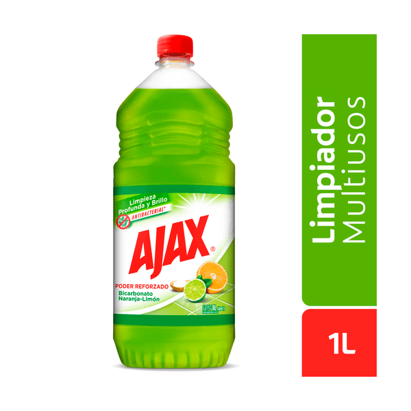 Limpia Pisos Ajax Naranja Limon 1L