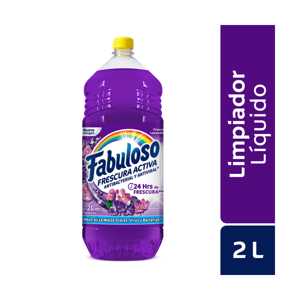 Limpia Pisos Fabuloso Antibacterial Lavanda 2L