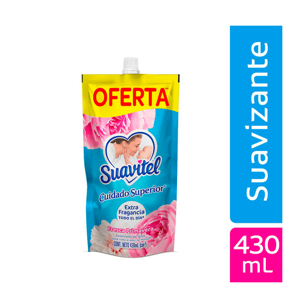 Suavizante Suavitel Cuidado Superior Fresca Primavera 430ml