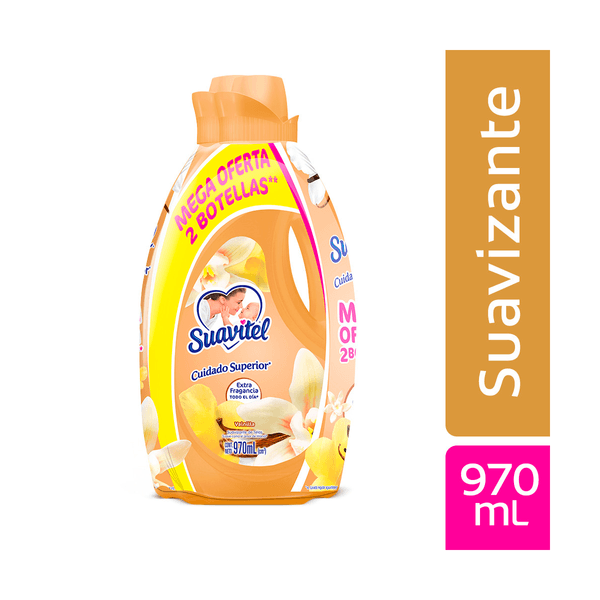 Suavizante Suavitel Cuidado Superior Vainilla 970ml x2und