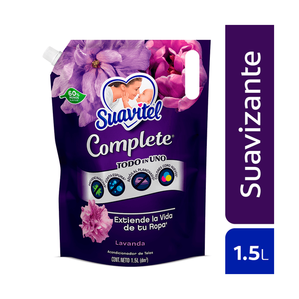 Suavizante Suavitel Complete Lavanda 1.5L