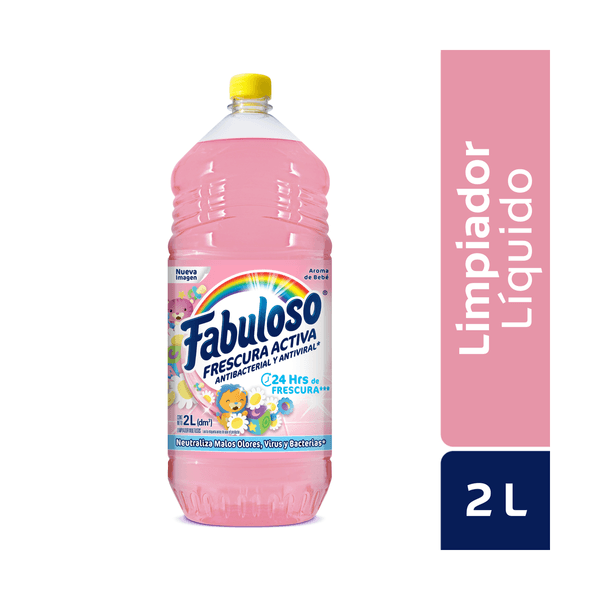 Limpia Pisos Fabuloso Antibacterial Bebe 2L