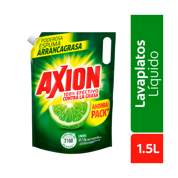 Lavaplatos Liquido Axion Limon 1.5L