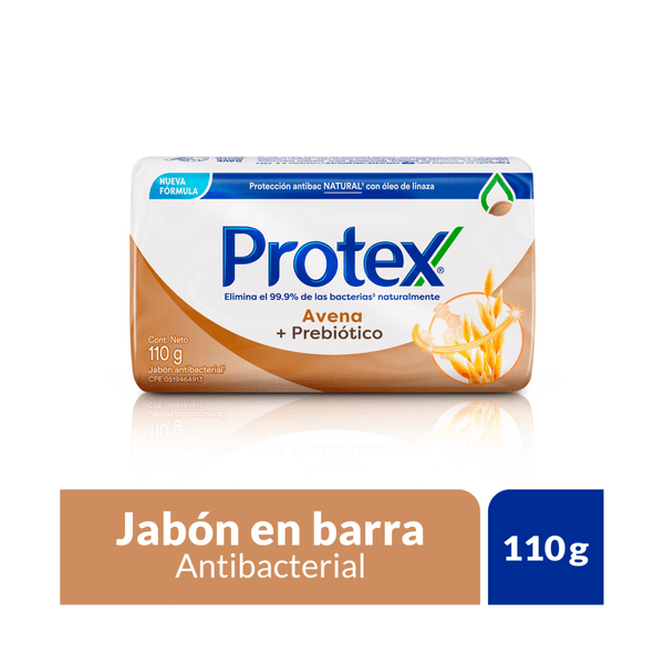 Jabon Antibacterial Protex Avena Barra 110g