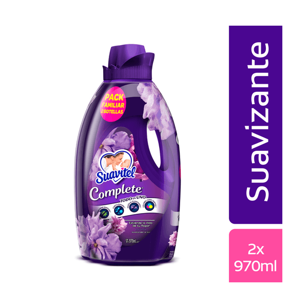 Suavizante Suavitel Complete Lavanda 970ml x 2und