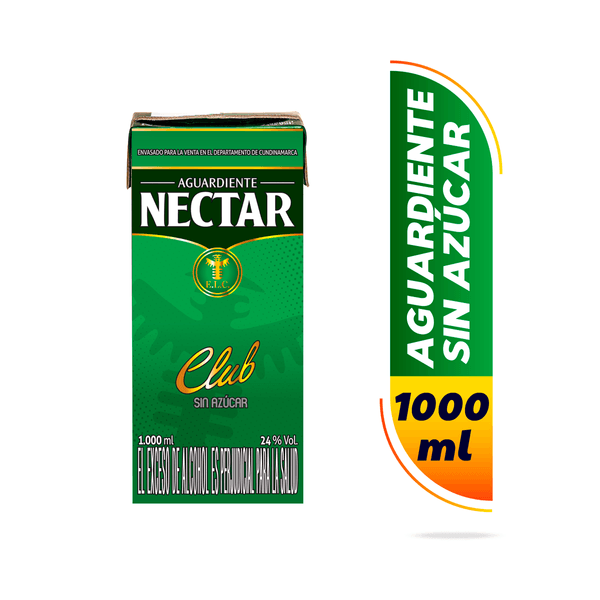 Aguardiente Nectar Club x 1000 Ml